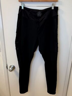 FORCLAZ Ultra-Resistant Trekking Leggings – Women’s Size Extra Large – Black